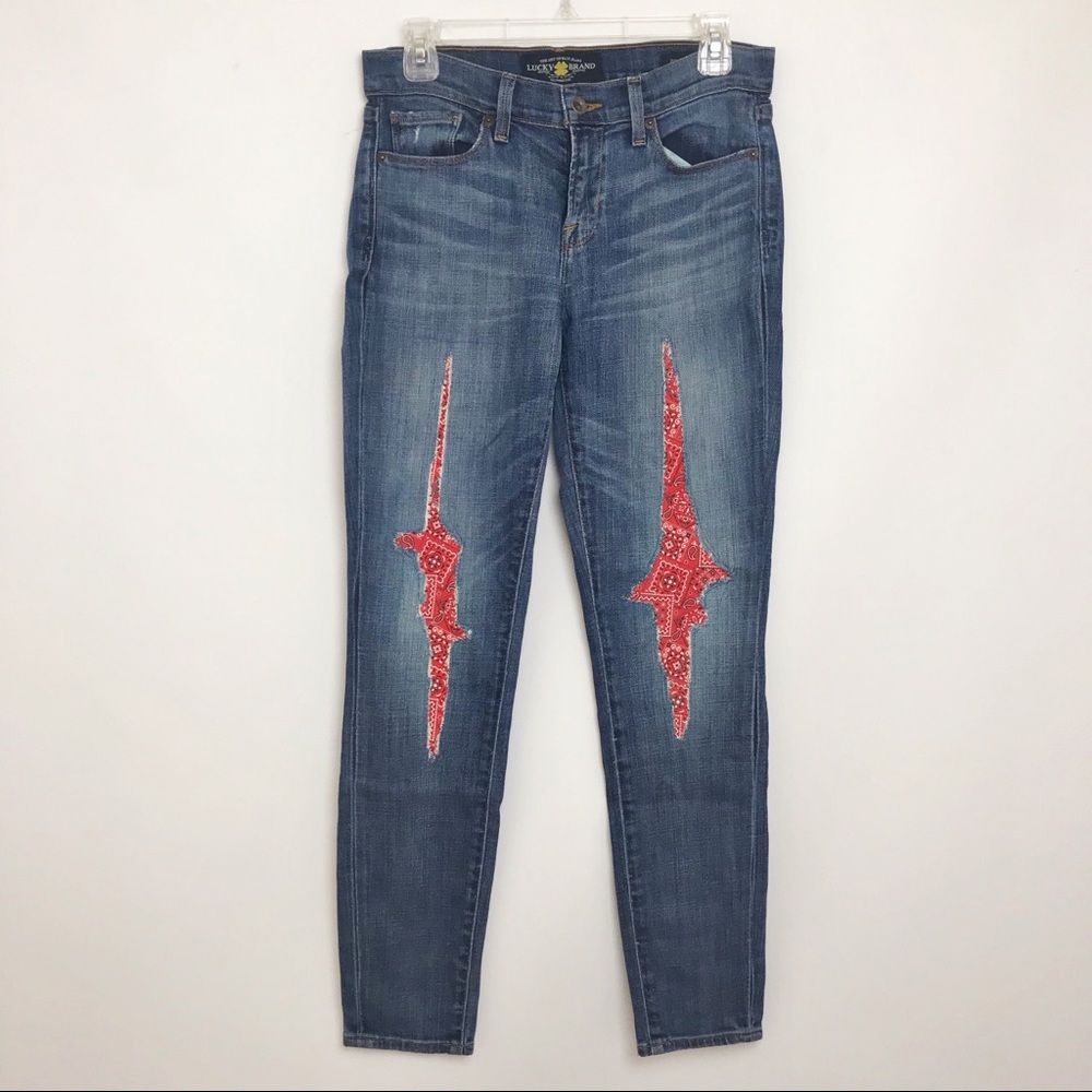 LUCKY BRAND | Brooke Skinny Bandana Jeans 4/27